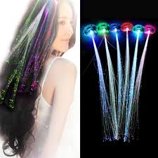 Us 0 83 50 Off Hair Light Christmas Decorations Led Headband Party Hairlights Halloween Glowing Braid Clip Neon Birthday Flash Lights Glow Rave In