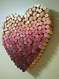 Diy Repurposed Cork Heart