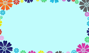 colorful flower border vector art