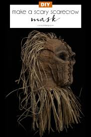 how to make a scary scarecrow mask with