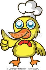 Click here to save the tutorial to pinterest! Cartoon Duck Cooking Design For Kids Vector Illustration Canstock