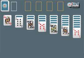 You have to move all of the cards from the table up into the four stacks at the top of the game board, starting with an ace and in suite. Card Games
