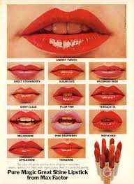 High Gloss And Hot Pink Lipstick Adverts From The 1960s
