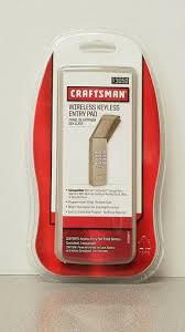 Craftsman 139 3050 Garage Door Opener Remote Keyless Entry