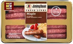 jimmy dean pork links maple sausage