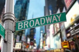 broadway theaters and times square with