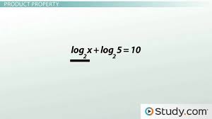 how to solve logarithmic equations