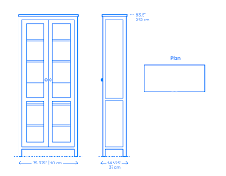 Ikea billy china cabinet hack ikea hackers bloglovin. Ikea Hemnes Glass Door Cabinet Dimensions Drawings Dimensions Com