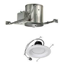 14 Watt Dimmable Led 6 Inch Recessed Lighting Kit For New Construction Ic22 14w Led Trim Kit Destination Lighting