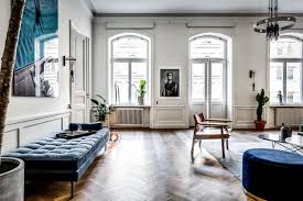 Large Scandinavian Apartment Bohemian Style Living