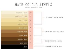 hair color chart matching hair colors
