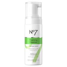 no7 cleansing foaming cleanser for oily skin 150 ml