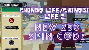 Here are listed all the roblox shindo life codes 2021 that have been created. Shindo Life Shinobi Life 2 New 250 Spin Code Youtube