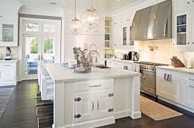 Are kitchen cabinets painted on the inside? 30 Kitchens With Large Center Islands Chairish Blog