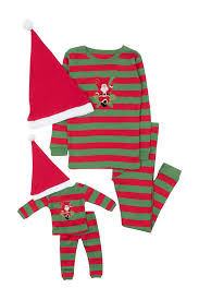 Leveret Santa Stripe Pajama Matching Doll Pajama Set Toddler Little Girls Big Girls Nordstrom Rack