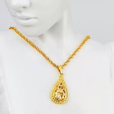 gold necklace for women 24k gold