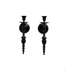 Gothic Victorian Wall Candlesticks