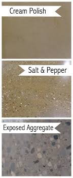 exposed aggregate in polished concrete