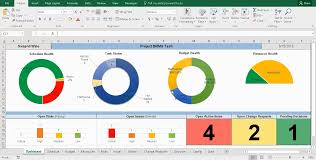 Excel Project Management Gantt Chart Template Free Dashboard