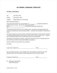 001 Employee Warning Form Notice Template Word Shocking