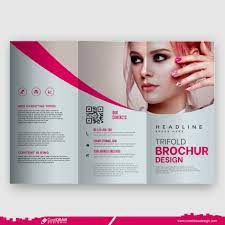 beauty makeup brochure