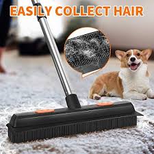 citymoka pet hair remover rubber broom