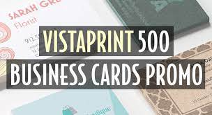 500 vistaprint business cards for 5