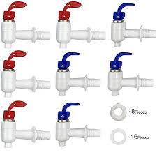 8 sets water cooler faucet plastic
