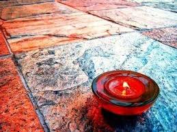 how to get candle wax off tile floors