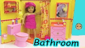 american doll room shower brush