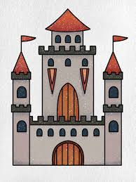 how to draw a meval castle oartsy