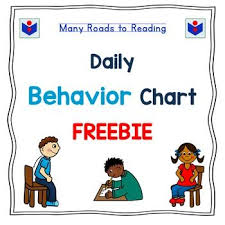 Daily Behavior Chart Freebie My Evergreen Freebies