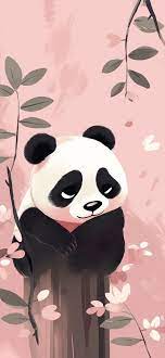 cute panda pink wallpapers cute panda