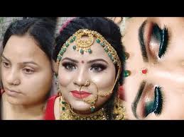 real bridal makeup in winter for