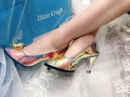 Cinderella Glass Slipper Wedding Shoes