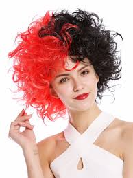 There are so many different shades to try, so whether you are looking for bold and bright or warm and spicy, there is a color for you. Wig Me Up 91344 P103 Pc13 Lady Man Party Wig Halloween Evil Diva Curly Unruly Mass Of Hair Curled Half Black Half Red