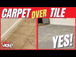 watch this before you carpet over tile