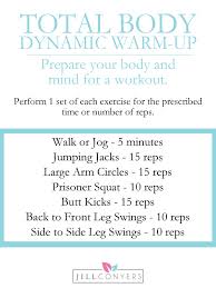 Warm Up Cool Down Exercise Chart Exercise Session Flow Chart