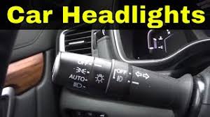 how to operate car headlights in 2