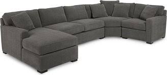 fabric chaise sectional sofa