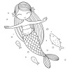 Here are more than 30 fabulous (and free!) mermaid coloring pages to download and print! 1