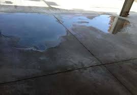 fix low spots in your garage floor