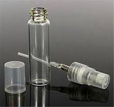 5ml Clear Glass Empty Refillable Spray