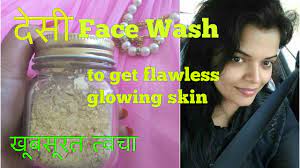 besan face wash for glowing skin face