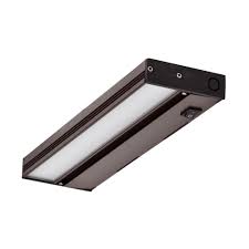 Nicor Maxcor 12 In Oil Rubbed Bronze Led Under Cabinet Lighting Fixture Nuc 2 12 Ob The Home Depot