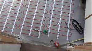 how to install underfloor heating and