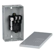 The big wires that enter the panel and feed the main breaker. Ge Powermark Gold 70 Amp 2 Space 4 Circuit Indoor Single Phase Main Lug Circuit Breaker Panel Tl270scup The Home Depot