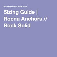 Sizing Guide Rocna Anchors Rock Solid Marine