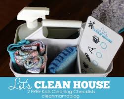 Lets Clean House Cleaning With Kids 2 Free Printable