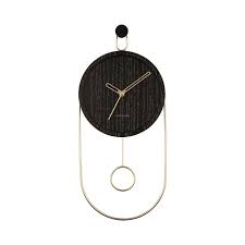 46cm Swing Pendulum Wood Veneer Wall